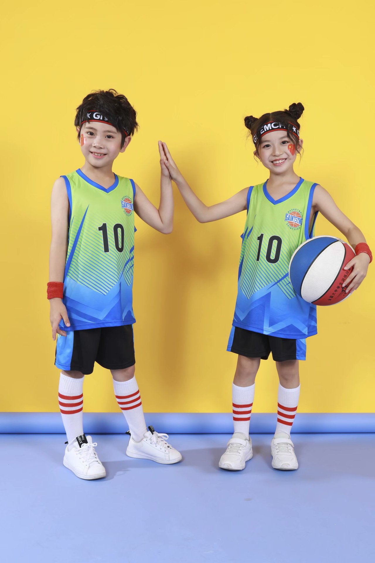 儿童篮球服男童幼儿园表演服童装10号套装小学生宝宝女童运动球衣