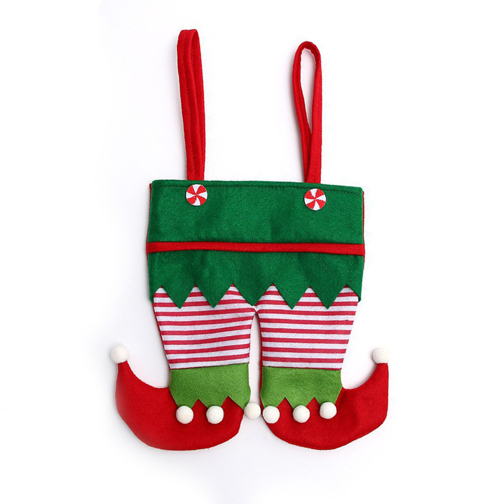 Christmas Elf Bag Candy Bag Santa Claus Gift Bag Holiday Party Supplies Christmas Bag Gift Bag