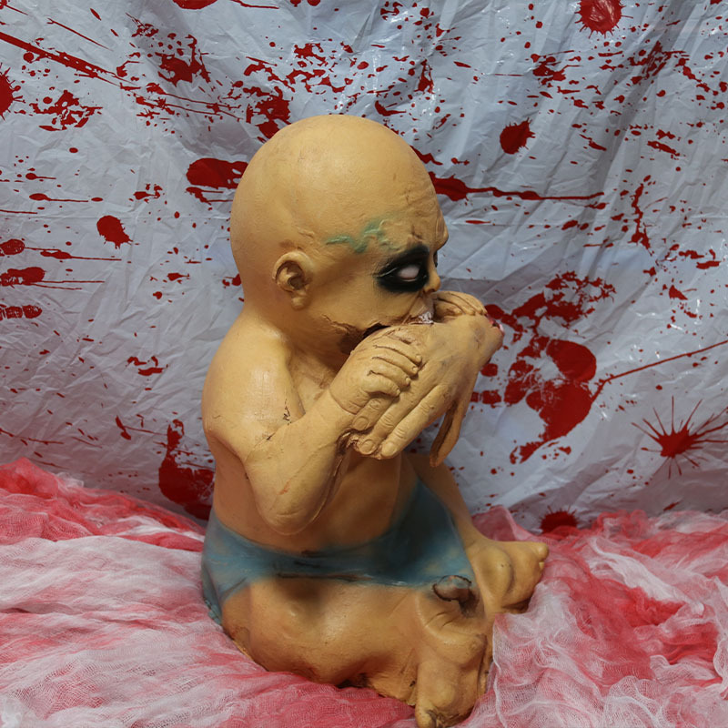 万圣节吓人婴儿恐怖娃娃鬼屋密室逃整人恶魔娃娃场地布置装饰道具