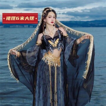 影楼摄影写真敦煌风飞天汉服西域公主异域风情仙女舞蹈表演出服装