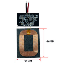 厂家直销5V/1000MA无线充电接收端模块+PCBA+卡贴 芯片TIBQ51020
