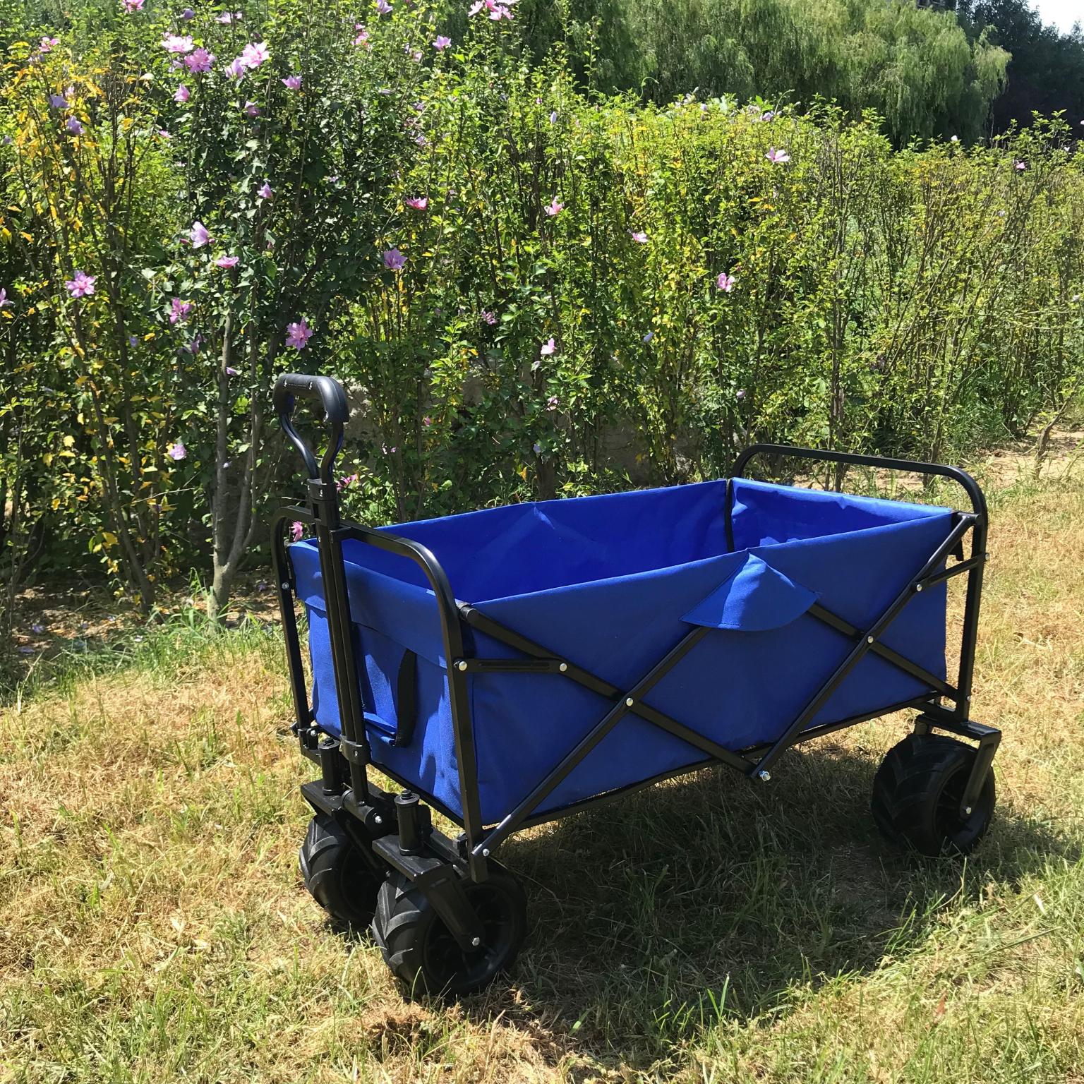 便捷购物车野外出游方便折叠营地车折叠手拉车