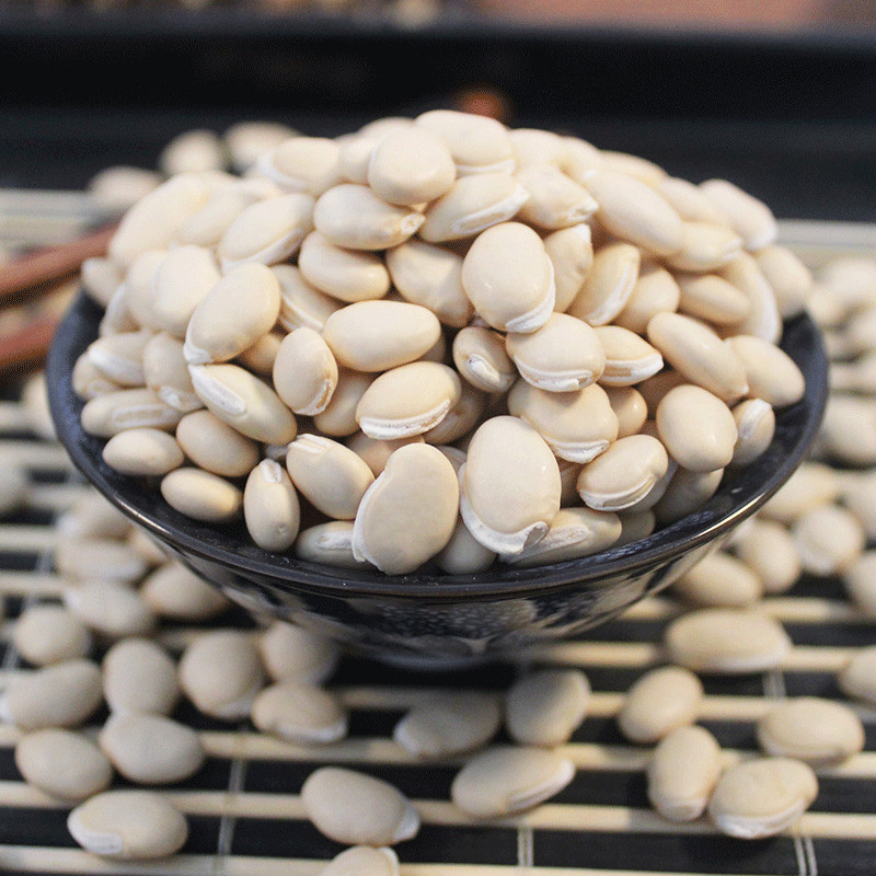 白扁豆批发多件优质新货 农家自产白扁豆精选干货食用扁豆白包邮-阿里