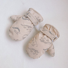 男女宝宝滑雪手套婴儿保暖手套防水冬天儿童连指手套冬季