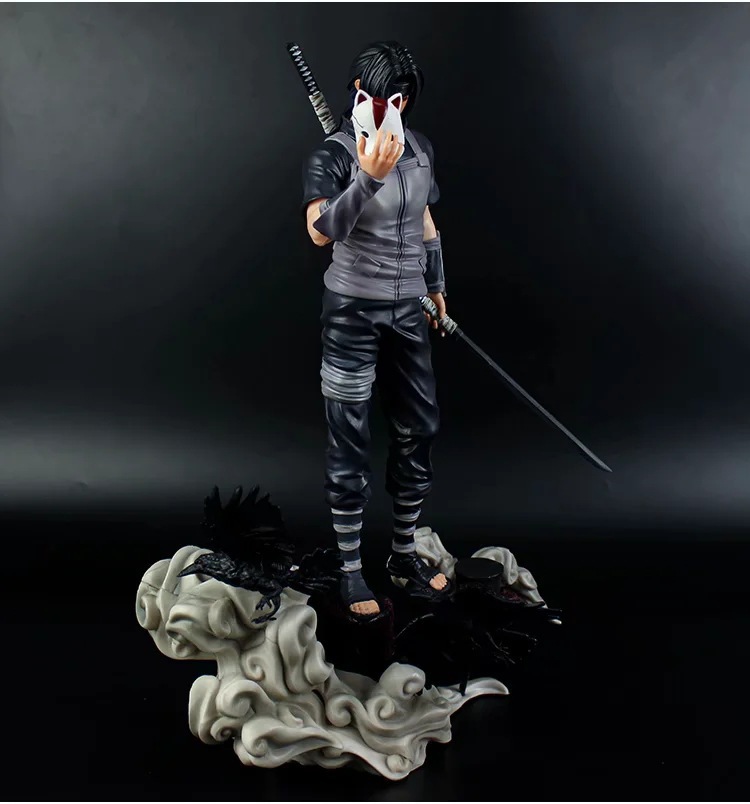 动漫批发火影晓组织宇智波鼬暗部面具雕像模型盒装手办