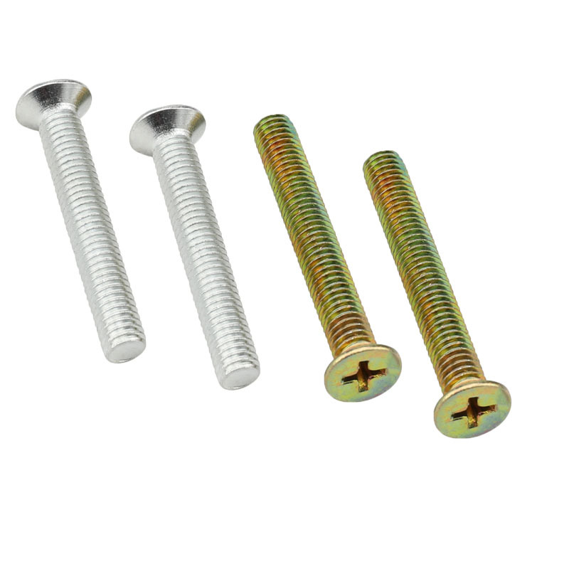 gb819镀锌沉头十字螺丝 十字槽平头机螺钉螺丝平机螺丝m3m4m5m6m8