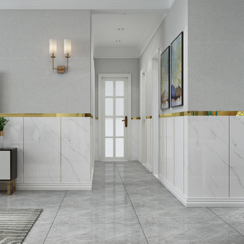 1jue自粘美缝条pvc线条墙布边条护墙板装饰条腰线边框压条墙纸防