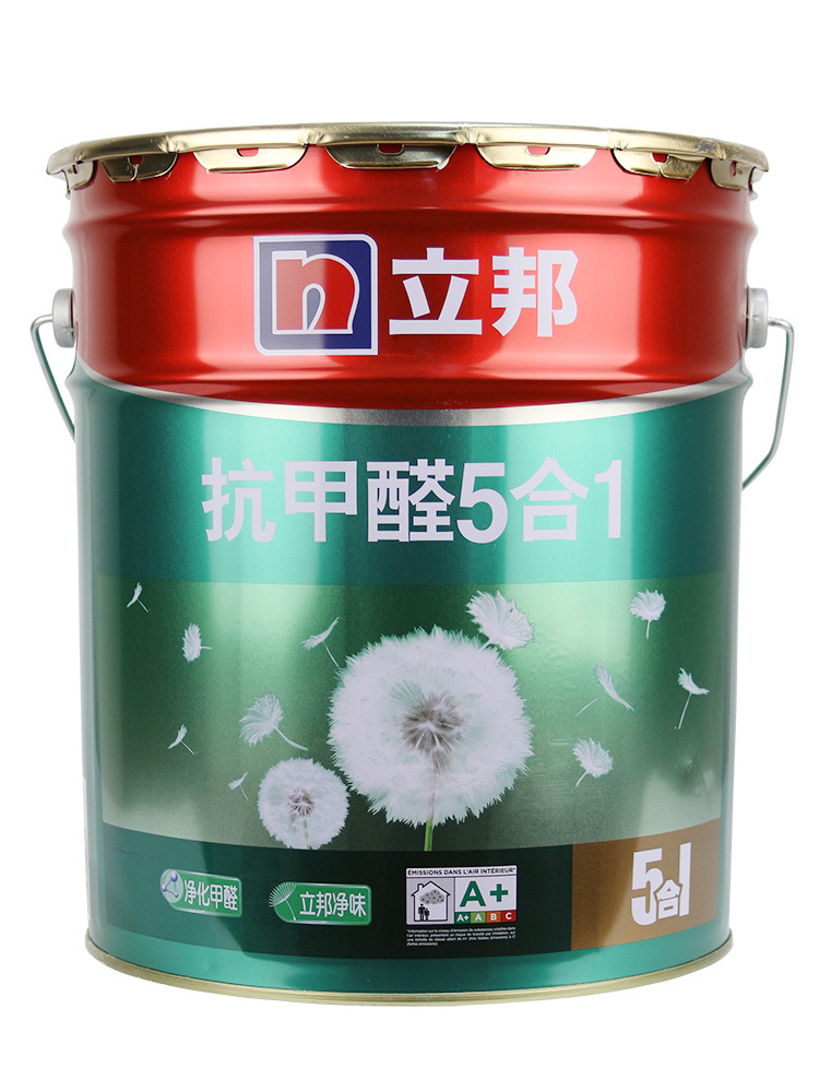 立邦墙面漆抗甲醛五合一内墙乳胶漆立邦漆室内涂料家用内墙漆墙漆
