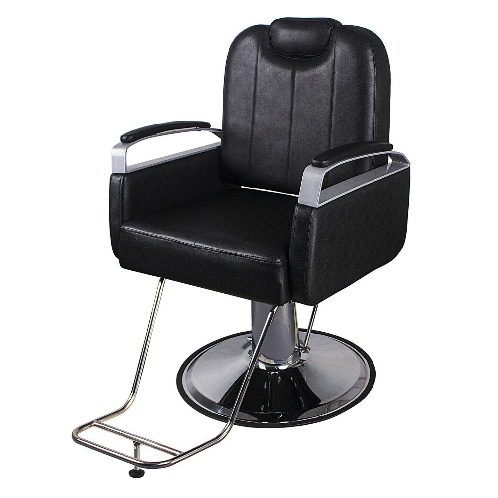barber美发椅可放倒剪发椅纹身椅养发椅子男士油头理发店大椅-报价