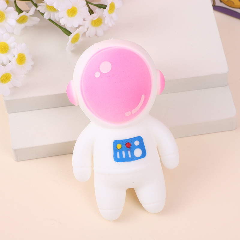 Hangyu Spaceman Toy Squeezing Toy Squishy Toys Useful Tool for Pressure Reduction Decompression Vent Ball Factory Direct Sales