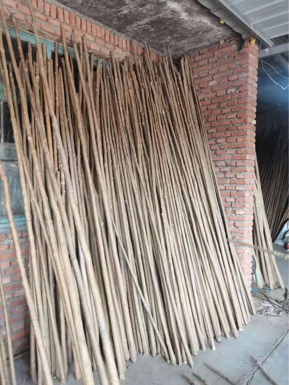 4-3米长黄皮腊木杆 2.4-3米加长白蜡杆