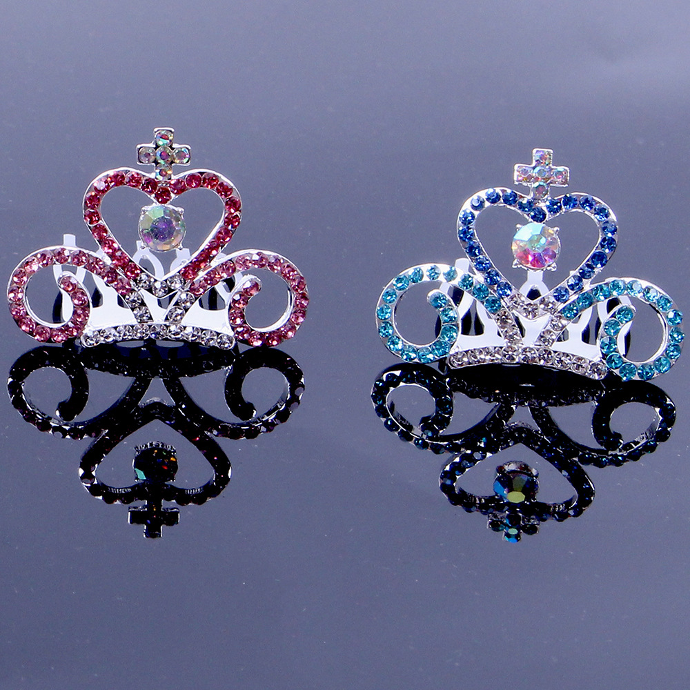 小皇冠儿童地摊幼儿园可爱宝贝小王冠发梳 饰品发冠皇冠发饰