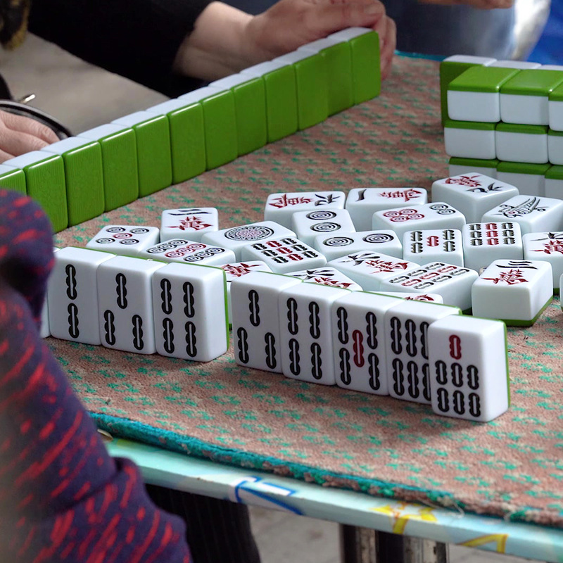 手搓麻将一级品 棋牌室家用中号麻雀牌136张 四川麻将108张送礼品