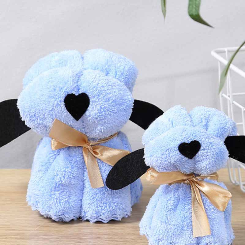 小狗造型毛巾狗子礼品毛巾造型毛巾礼品装毛巾实用小礼品现货批发