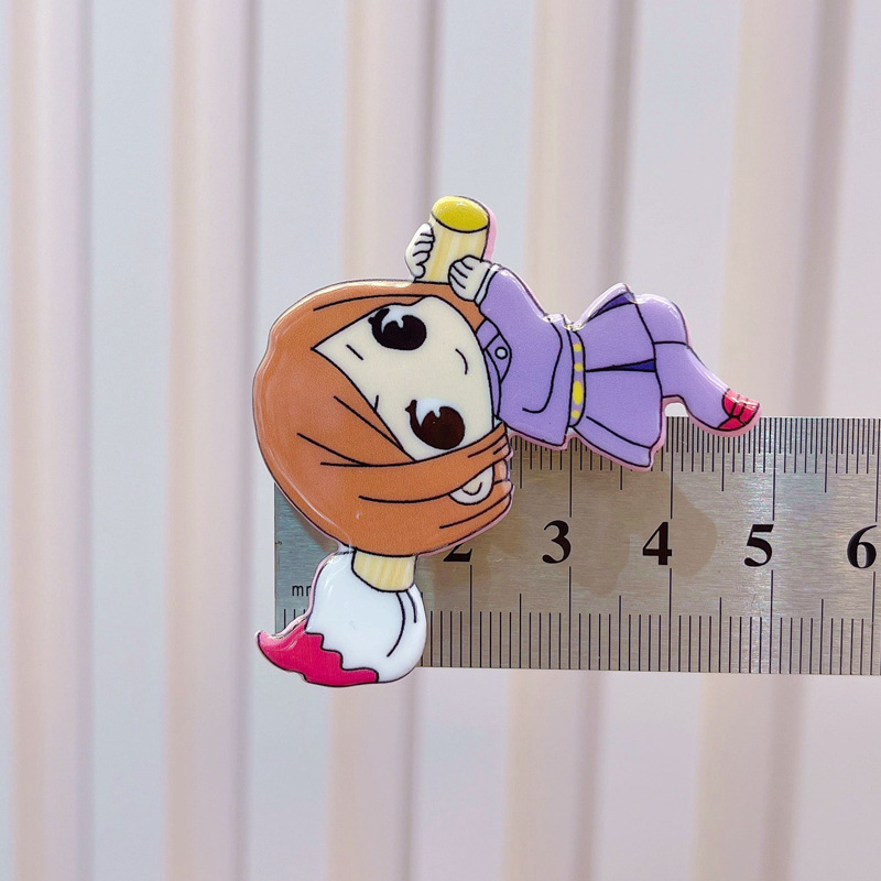 简漫日本儿童卡通动漫咒术回战一字边压鸭嘴夹发夹头饰批发饰品