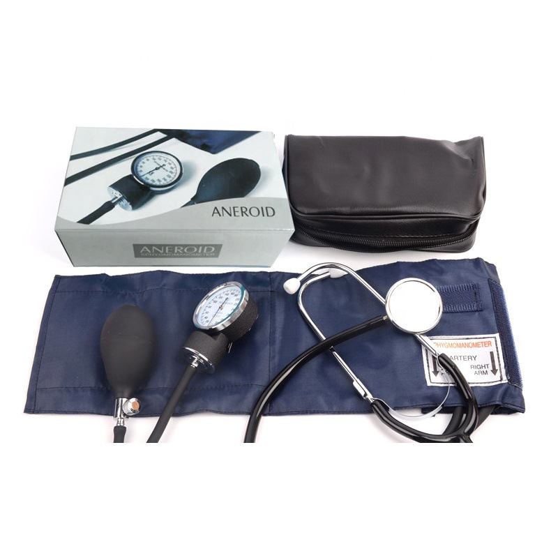 Portable Stethoscope with Manual Sphygmomanometer Liquid-Free Sphygmomanometer Export a Large Amount of in Stock