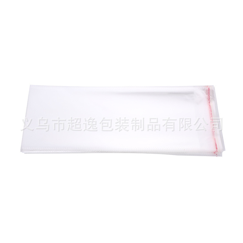 Customized Wholesale Self-Adhesive Self-Adhesive OPP Bag Self-Sealing Transparent Plastic Bag OPP Bag Flat Bag Department Store Packaging Bag