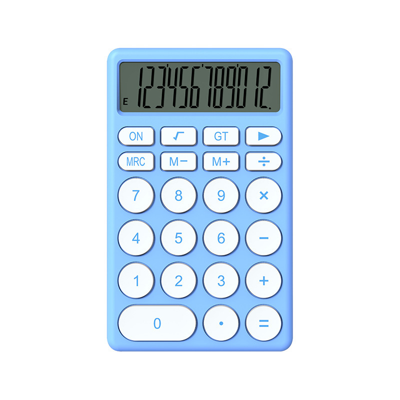 Macaron Good-looking Large Screen Student Cute Portable Desktop Calculator Factory Direct Sales Wholesale