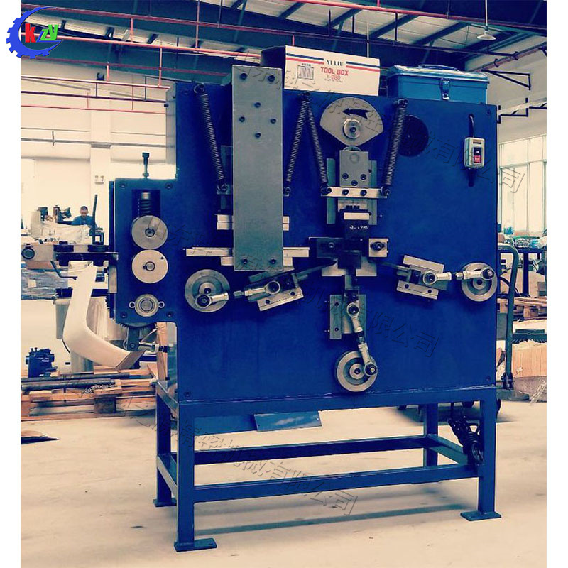 自动送料打包扣机钢卷打包锁扣生产设备钢铁皮扣钉眼铝扣成型机