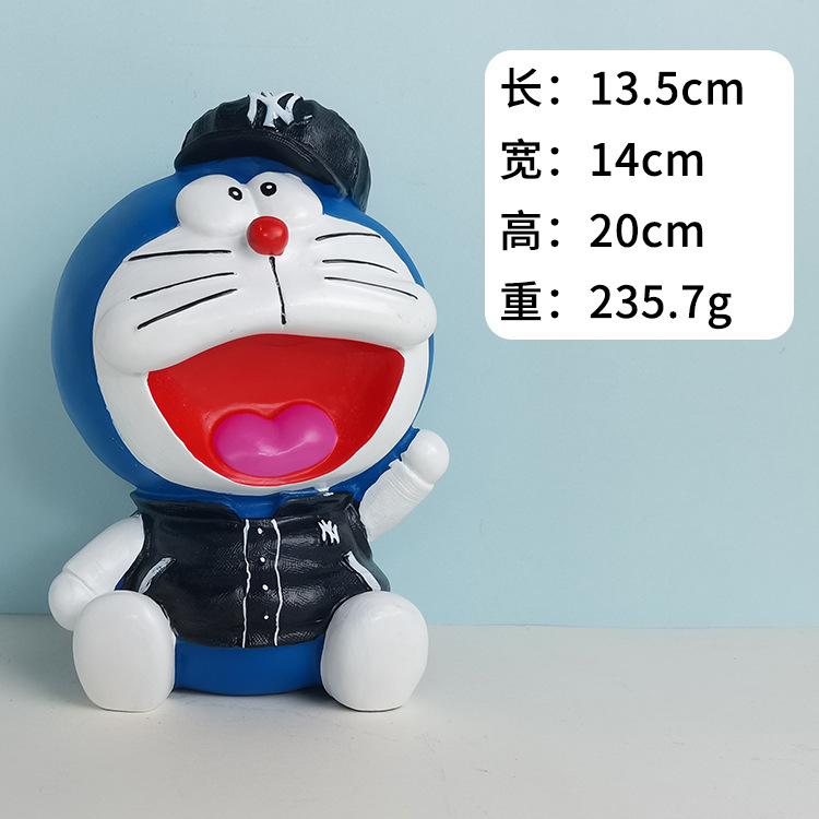 Cartoon Doraemon Psyduck Drop-Resistant Coin Bank Pikachu Savings Bank Men and Women Children's Birthday Gifts Wholesale