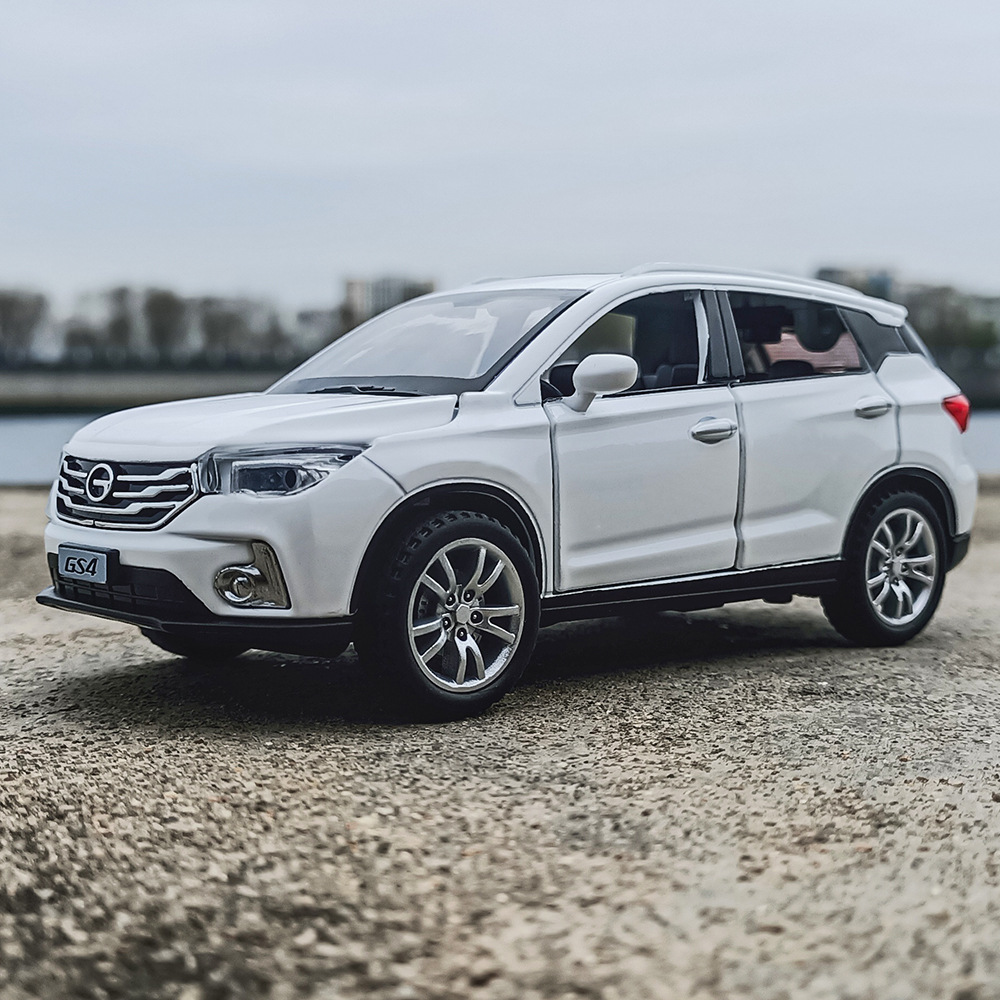 广汽gs4仿真合金传祺suv越野车模型儿童回力汽车玩具摆件澄海批发