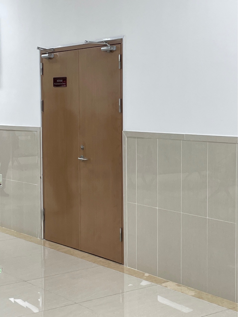 钢制木纹转印甲级乙级防火门 带观察玻璃