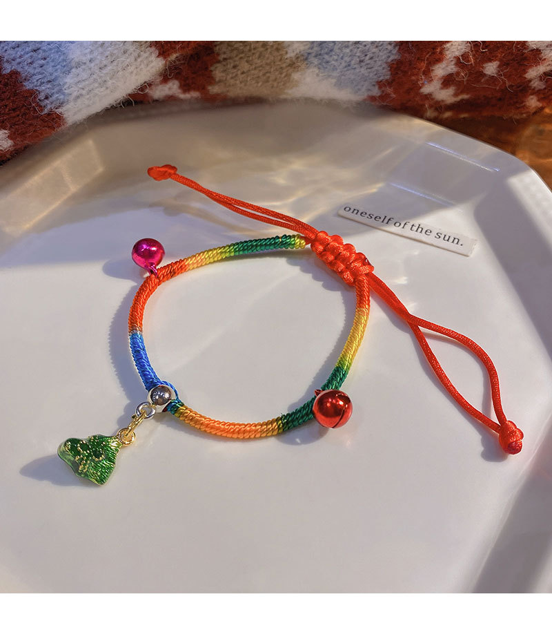 端午节五彩绳手链女民族风喜庆编织情侣手环复古招财的手饰品批发