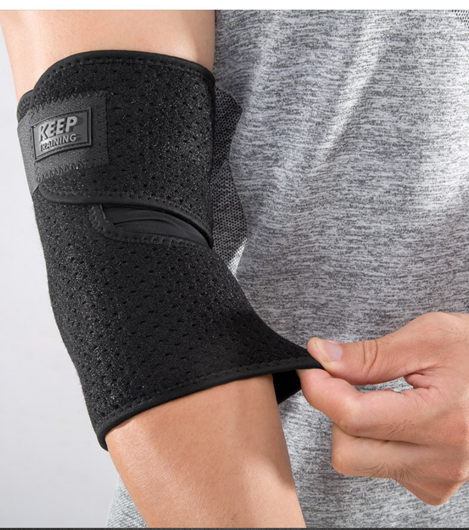 运动护肘男女篮球羽毛球网球健身护手肘关节护腕护臂保暖护具户外