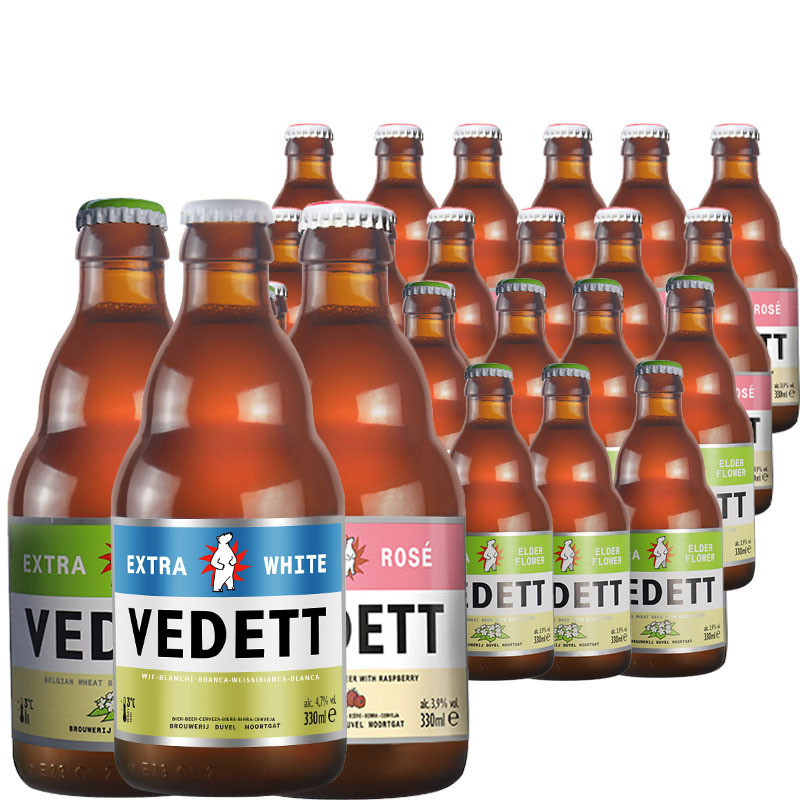 比利时进口白熊玫瑰红果味啤酒500ml330ml24瓶整箱装-阿里巴巴