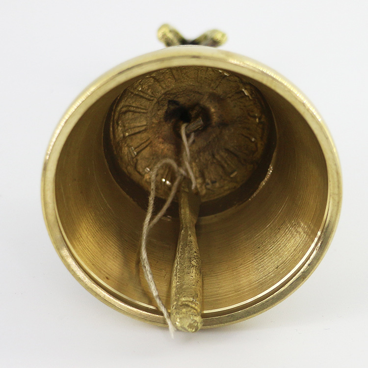 尼泊尔五股手摇铃黄铜密宗佛教法器五股法铃铃铛金刚铃杵