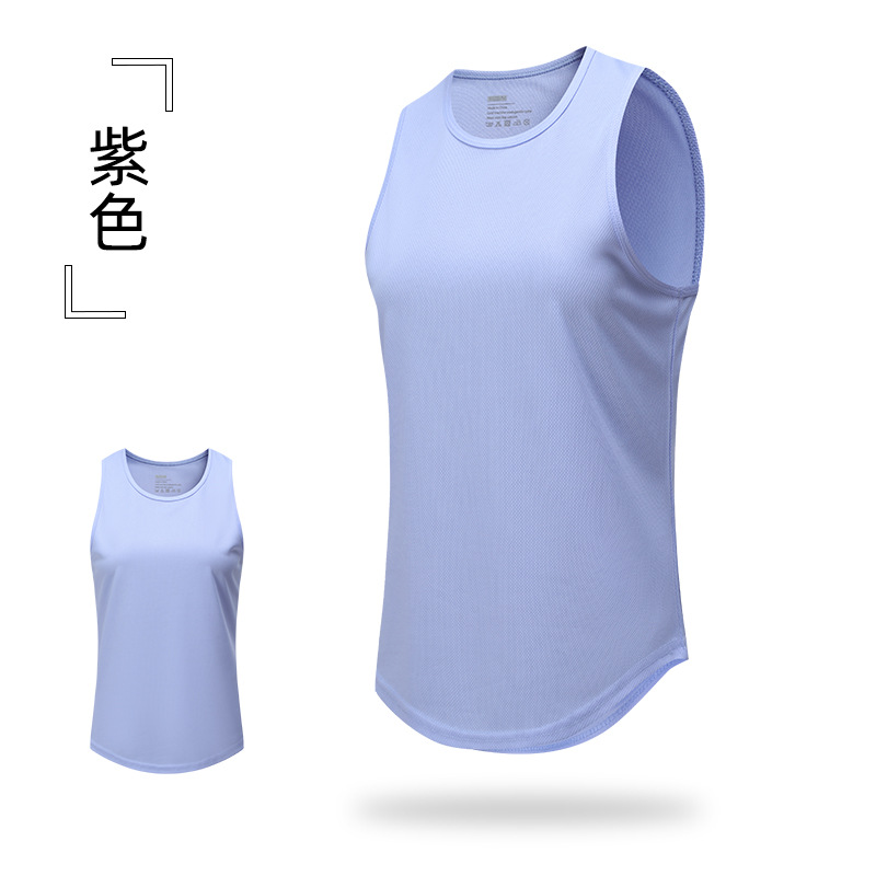 Summer Women's Sports Fitness Vest Cross-Border Yoga Running Quick-Drying Sleeveless Top Marathon Track and Field Vest