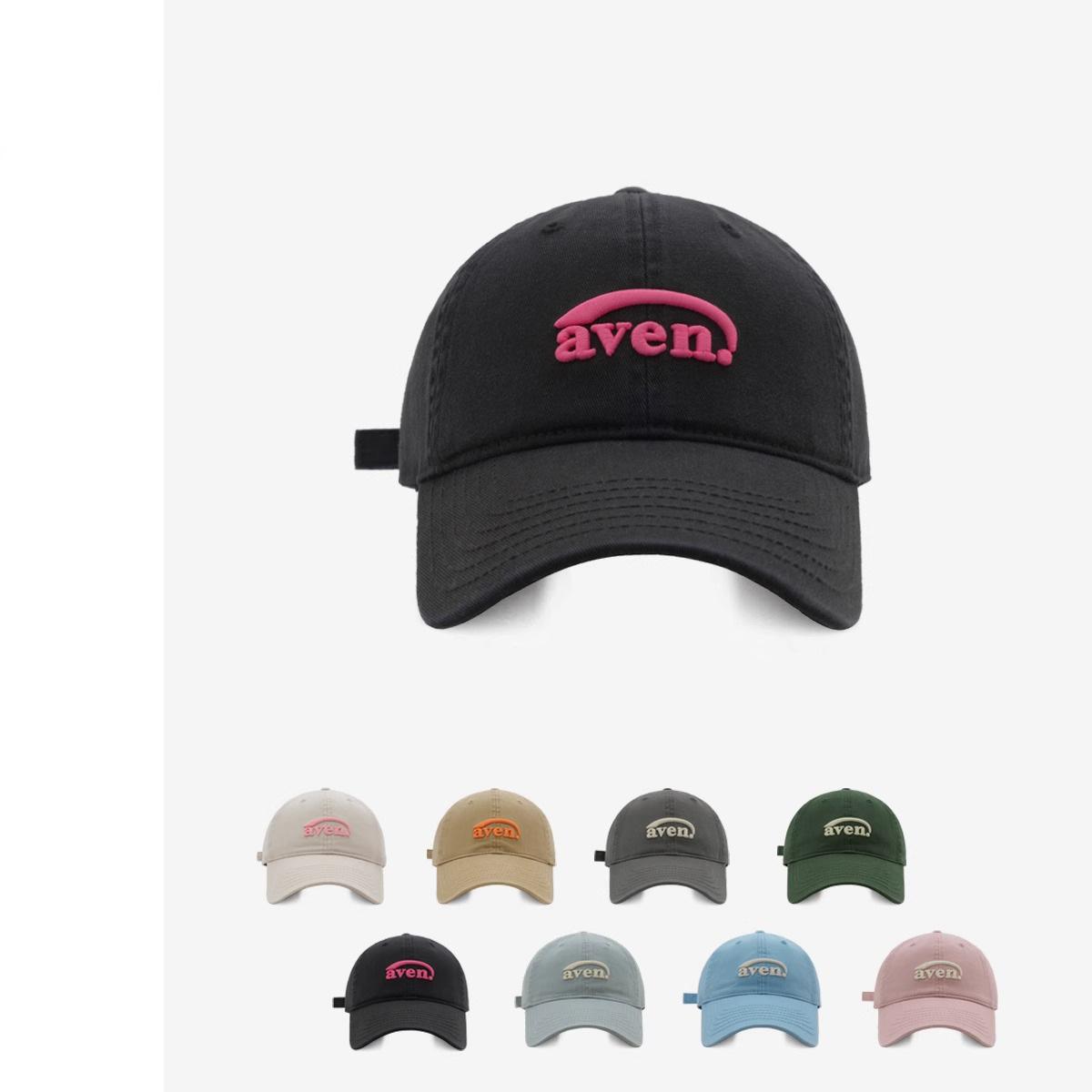 四季款纯棉鸭舌帽男女同款韩国潮牌学生情侣遮阳帽子软顶棒球帽