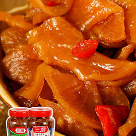 三厨爽脆菜脯450g*4瓶装酱脆萝卜干海南特产咸菜下饭小菜开胃泡菜