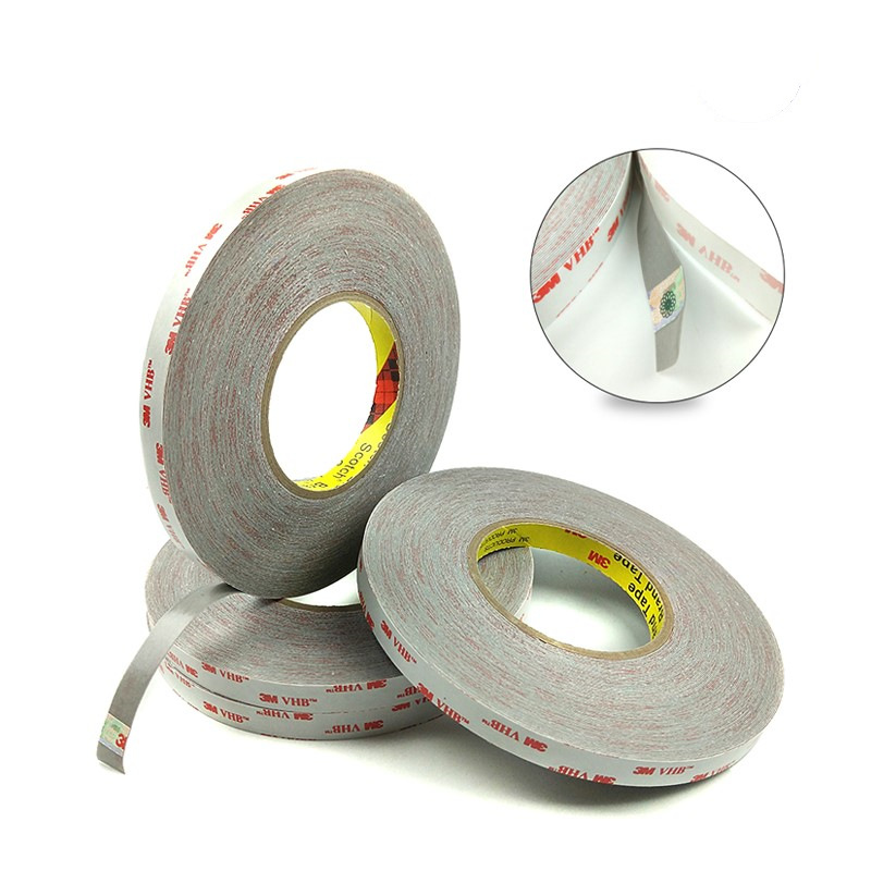 原装正品3m4956灰色亚克力双面胶 强力耐温无痕泡棉海绵双面胶带