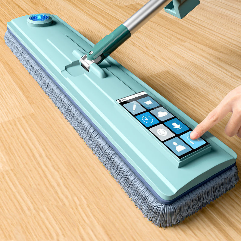 Wet and Dry Flat Mop Wholesale Household Floor Cleaning Lazy Mop Hand-Free Wooden Floor Large Mop