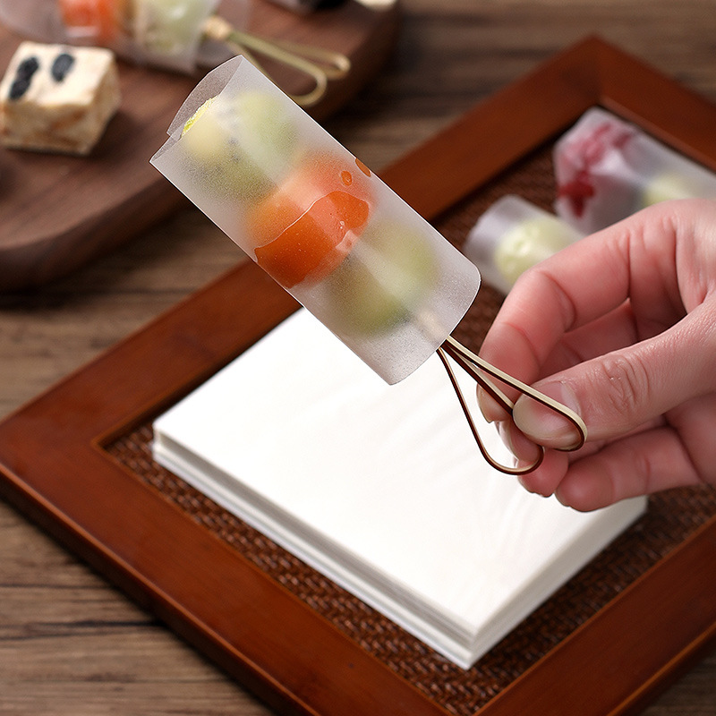 冰糖葫芦专用糯米纸可食用大张糖衣纸零食阿胶糕牛轧糖果纸包装纸