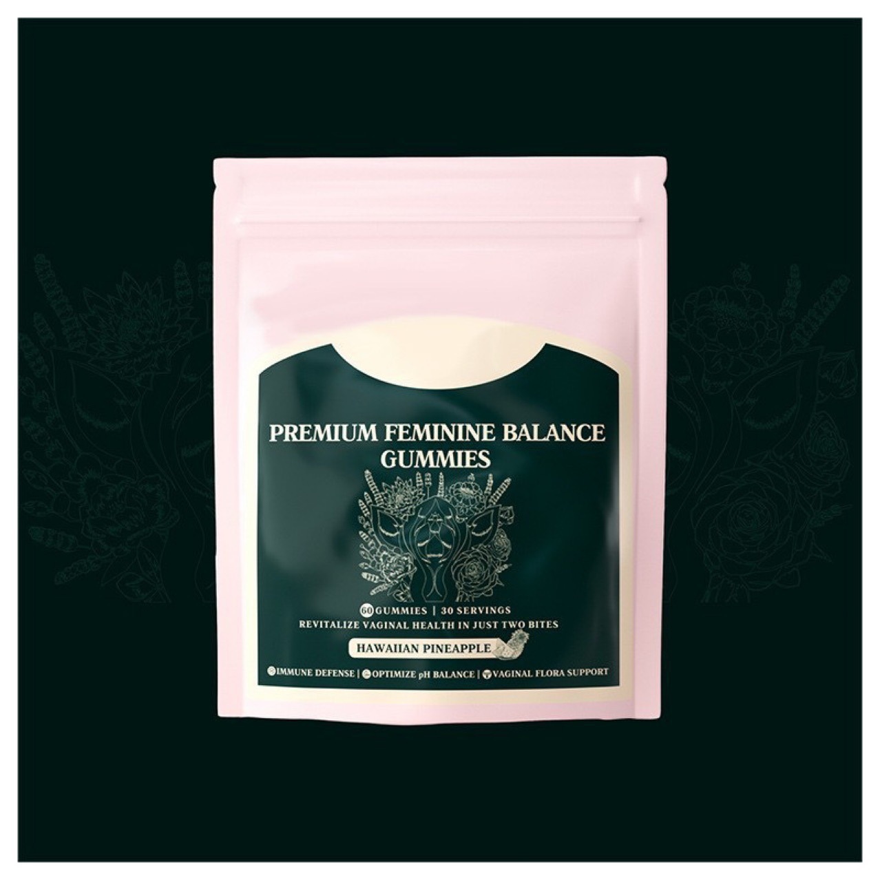 跨境外贸袋装女性平衡软糖vital source nutrition现货热卖