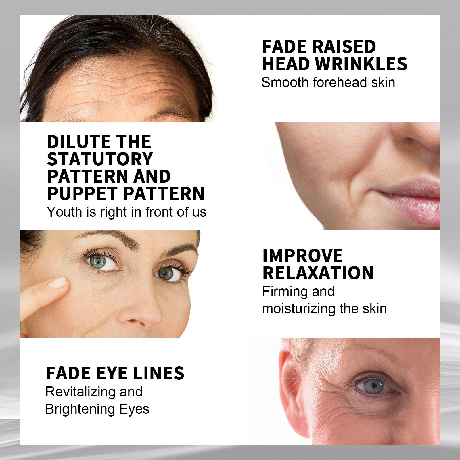 Jaysuing Skin Tightening Cream Hydrating and Fading Fine Lines of Eyes Firming Skin Cream