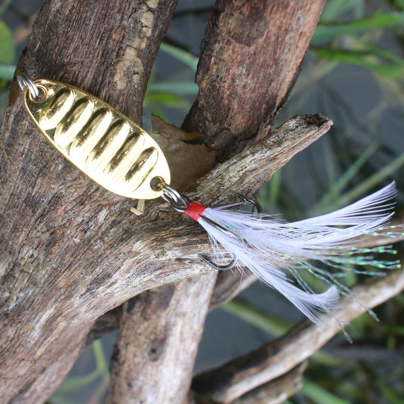 亚伯达平振路亚亮片金属平震路亚饵马口亮片米翘嘴黑鱼白条鲈鱼饵