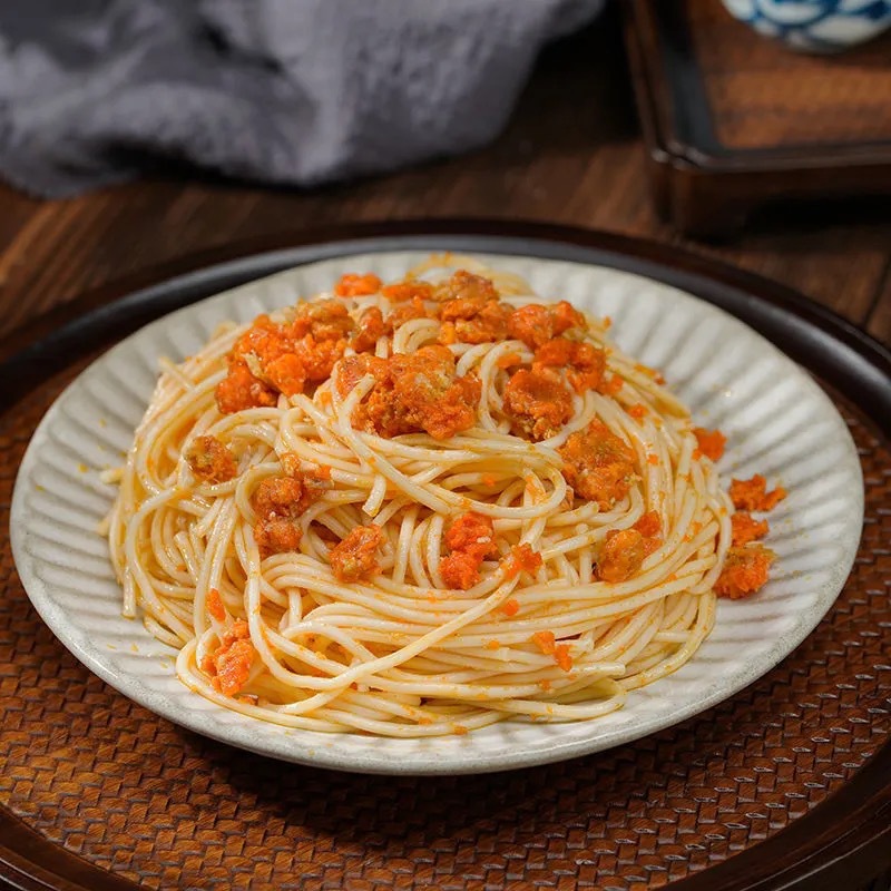 蟹黄酱蟹黄油拌面酱源头工厂麻辣小海鲜即食海鲜罐头海鲜酱下饭酱