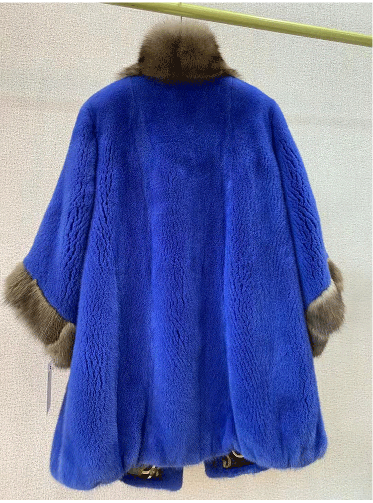 蓝色,暗红面料成分水貂毛皮面料成分分类真毛皮上市年份/季节2021年