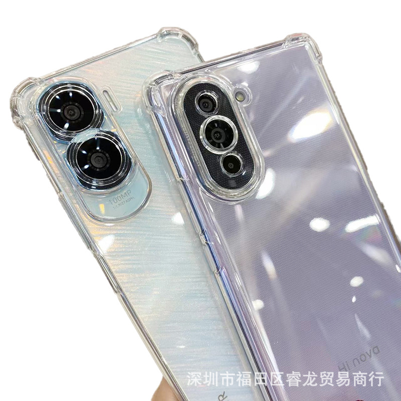 Huawei Mate60 Phone Case Transparent Soft Case for Mate60pro Drop-Resistant Mate50 Case Airbag Mete