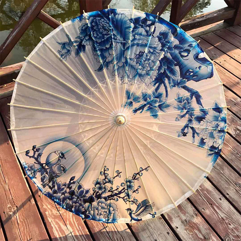 油纸伞防雨古装防晒古典桐油伞汉服伞女舞蹈伞古风演出道具装饰伞