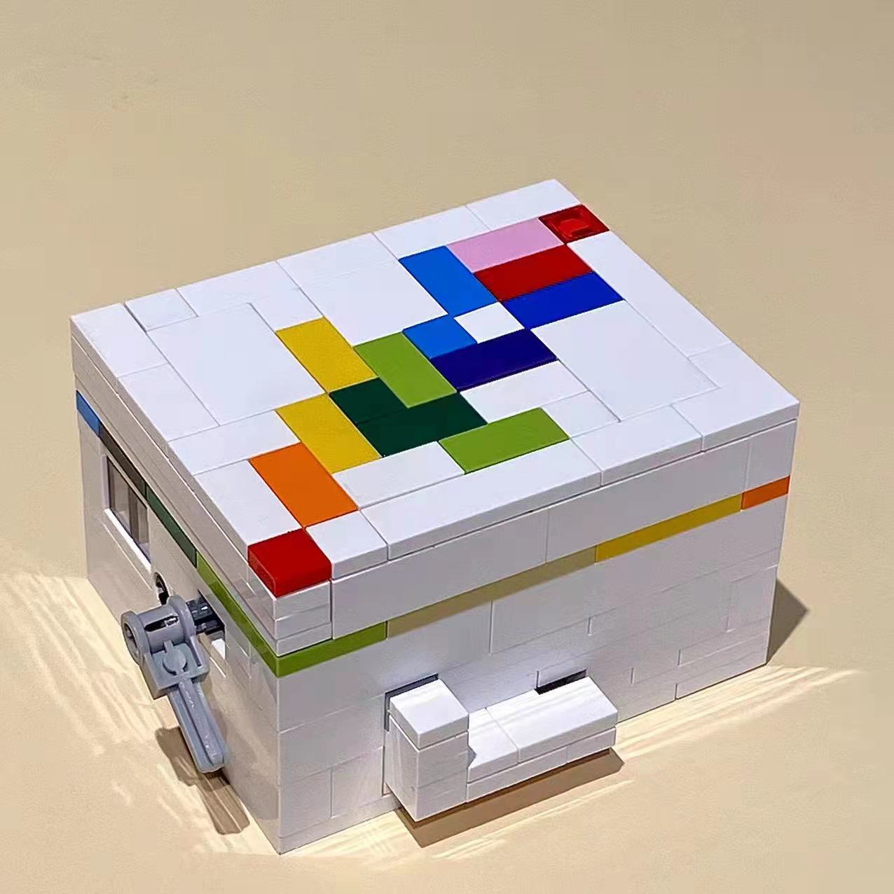 工厂直供彩虹之路小颗粒兼容乐高积木moc puzzle青少年烧脑解密盒