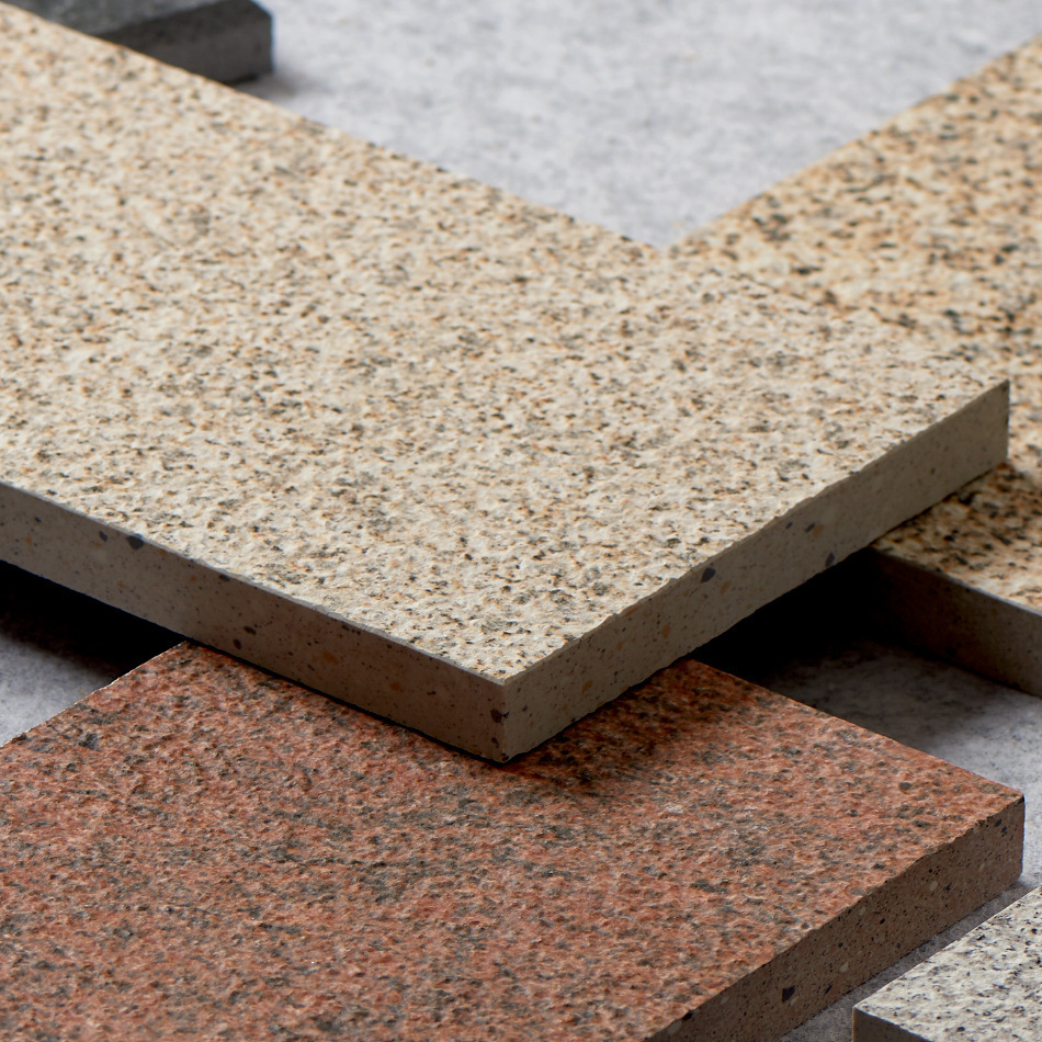 福建晋江荔枝面陶瓷pc砖别墅外墙砖全瓷通体仿石材人行道透水砖