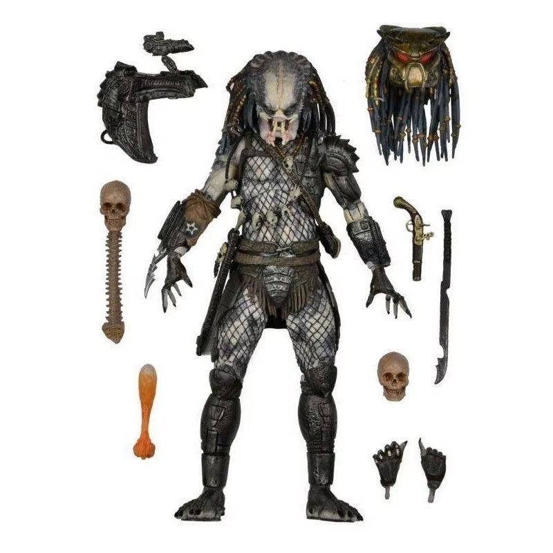 neca 铁血战士 长老灰背 predator elder 黄金天使 盒装手办-阿里巴巴