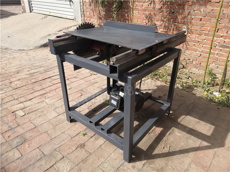 锐德齐头锯小型推台锯木材修边断头裁板锯手动截料简易双端齐头锯