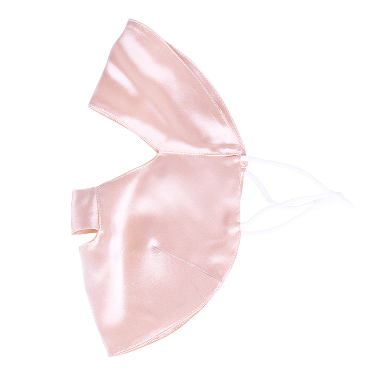 Silk Sun Mask Sleep Ventilation Full Protection Face Mask Summer UV Mask Mulberry Silk Oil Smoke-Proof Veil for Women