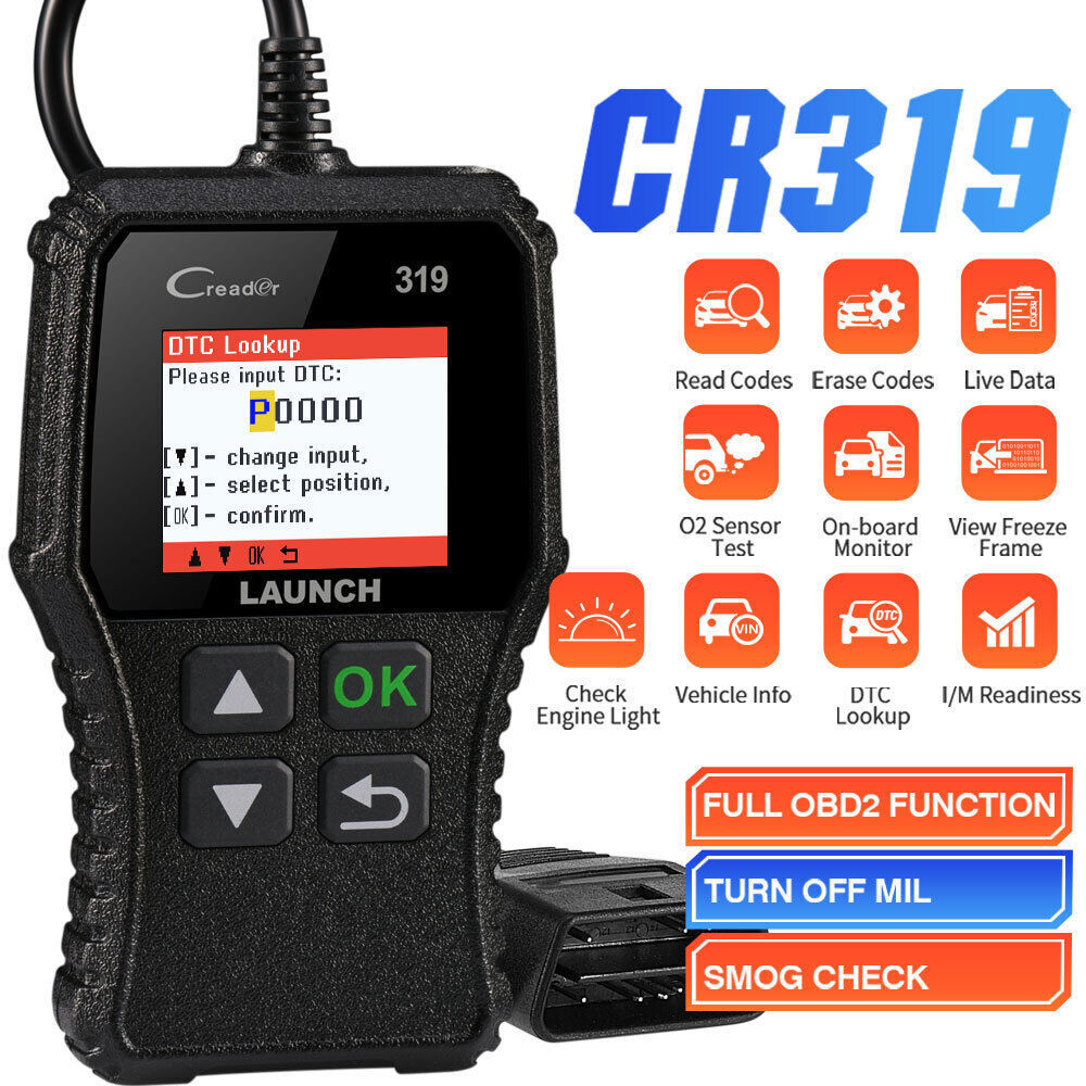 元征launch creader cr319 obd2 scanner 在线升级 汽车检测仪