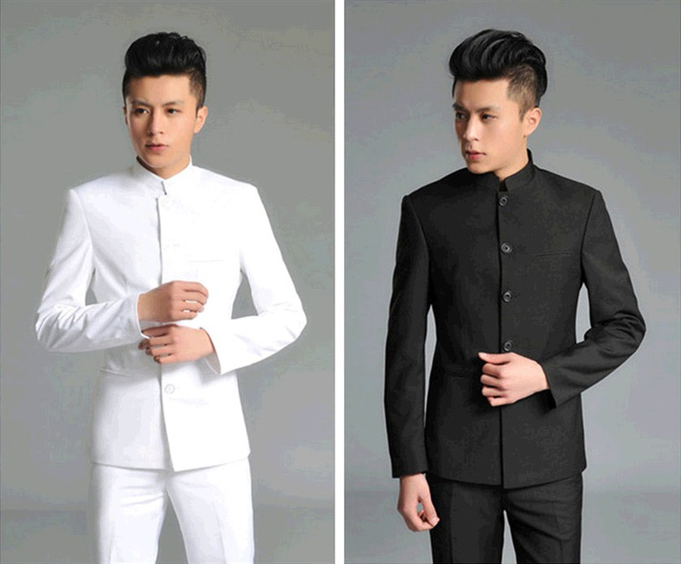 棉质民国学生装五四青年装男女中山装毕业季班服集体服装演出服